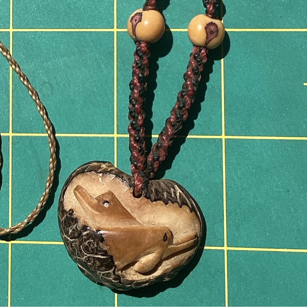 New Peruvian Import Dolphin Adjustable Necklace Boho Hippie Gifts Art Handmade